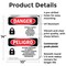 Signmission Lockout Tagout Setup Maintenance Bilingual Danger Sign, Plastic, 10in W x 14in L, 2PK OS-2PACK-DS-P-1014-VS-1428 - alternate 6